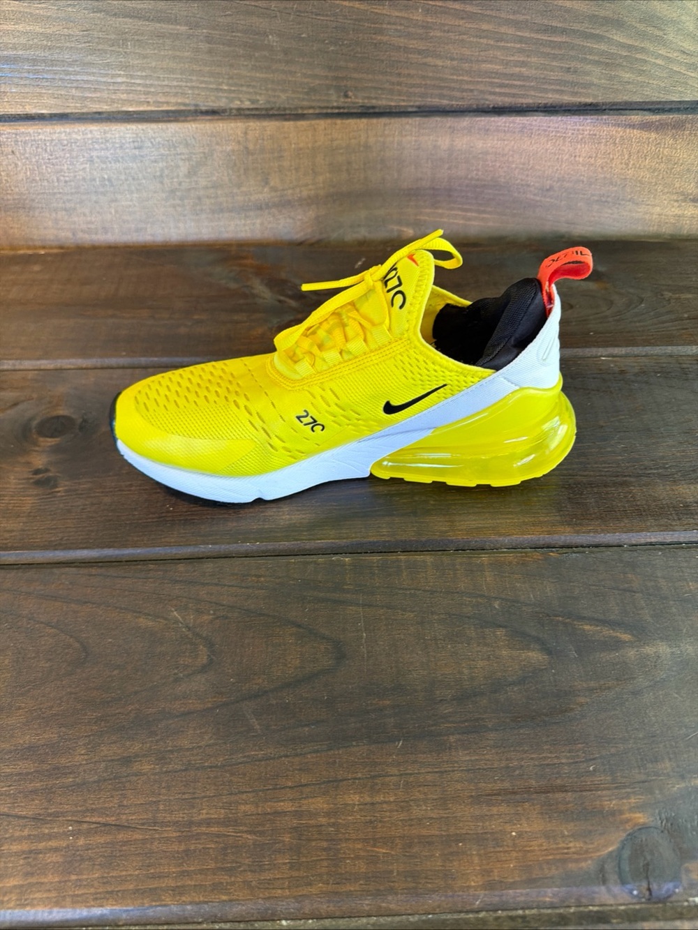 Nike Air Max 270 ‘Yellow Strike’ Sneakers Running Shoes Women Size 9 - Picture 9 of 12